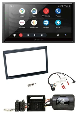 Pioneer USB 2DIN DAB Lenkrad Bluetooth Autoradio für Citroen C2 C3 Berlingo Jump - Bild 1 von 4