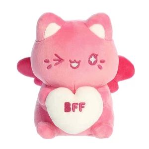 Aurora - Tasty Peach - 7" BFF Candy Heart Meowchi Heartwarming Stuffed Animal - Picture 1 of 5