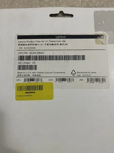 Lenovo 4XJ0L59645 Blickschutzfilter für X1 Tablet von 3M - Bild 1 von 2
