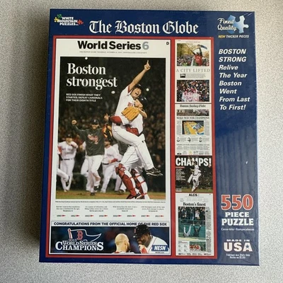 Rompecabezas Boston Red Sox 550 piezas Serie Mundial 6 Boston más fuerte nuevo de stock sellado Foto 1 de 4