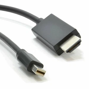 2m Mini DisplayPort Zu HDMI Kabel Für Mac Zu TV Video & Audio Schwarz [008513] - Bild 1 von 1