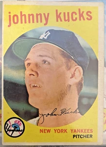 1959 Topps #289 Johnny Kucks - Picture 1 of 2