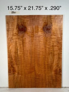 Figured MAPLE Guitar Top Or Back - Book Matched Set Guitar Luthier Wood - Picture 1 of 11