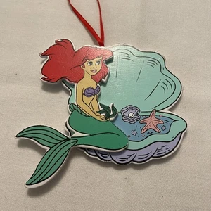 Disney Kurt Adler Vintage Holz Weihnachtsschmuck Die kleine Meerjungfrau - Bild 1 von 3