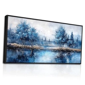 FUHAIHUA Black Framed Canvas Wall Art For Living Room Wall Decor For Bedroom - Picture 1 of 7