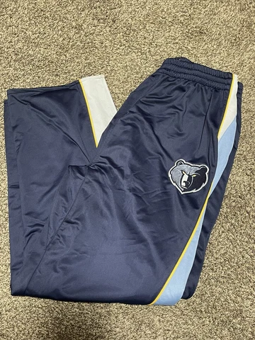 Memphis Grizzlies men's 2XL +2" Reebok Side Snap Tear Away warm up pants Cover