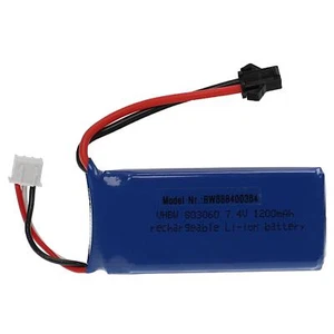 RC Akku Modellbau SM-2P 1200mAh 7,4V - Bild 1 von 3