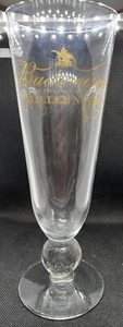 VINTAGE Budweiser Millennium Pilsner vetro birra GLOBO carattere oro 8,25" - Foto 1 di 3
