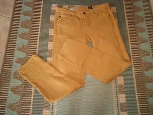 AG Adriano Goldschmied the Stevie Ankle Slim Straight Leg Pant 28R Camel - Picture 1 of 15