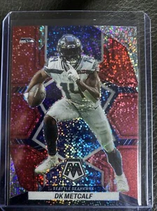 2022 Panini Mosaic DK Metcalf Red Sparkle SP Vikings - Bild 1 von 2