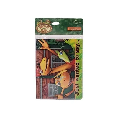 Dinosaur Train Hallmark Party Thank You Cards 8pc PBS Kids New - Image 1 of 4