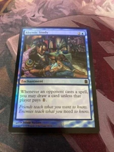 Lámina inglesa Magic The Gathering Rhystic Study primera edición - Imagen 1 de 3