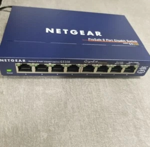 Netgear GS108 v3 ProSafe 8-Port Gigabit Ethernet Switch - Picture 1 of 8
