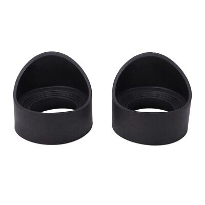 2Pcs Rubber Eyepiece Eye 27Mm, Collapsible Eye Guards Cups, For Microscope X7 • 5.34£