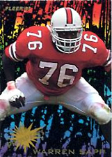 1995 Fleer Prospects #14 Warren Sapp Tampa Bay Buccaneers HOF