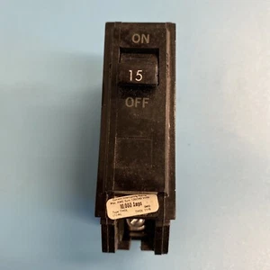 GE THQL1115 SINGLE POLE 15 AMP CIRCUIT BREAKER - Picture 1 of 6