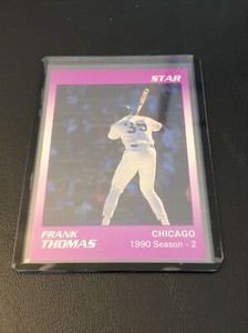 1x 1991 Star Frank Thomas  card # 5 of 11 **** Whitesox *** Rare Oddball card
