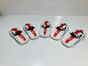 TYCO ( 5 ) NOS CORVETTE Body White/Red #3 ~ use on AFX, AURORA ~ BUY BRAND NEW - Picture 1 of 7