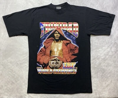 Vintage 90s Tito Trinidad Boxing Rap Tee Shirt IBF World Champion Size L - Image 1 of 4