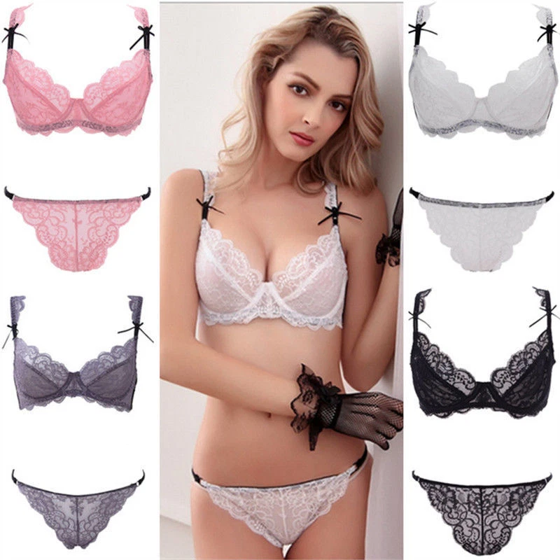 Young women underwear set push up bra and panty set lot 32, 34, 36, 38, 40, 42  - Image 1 of 4