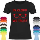 In Klopp We Trust Jurgen Klopp Liverpool LFC Damski t-shirt
