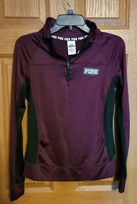 Top ROSA Victoria Secret Ultimate 1/4 Cremallera Damas Manga Larga Talla Pequeña Usado en Excelente Condición Foto 1 de 2