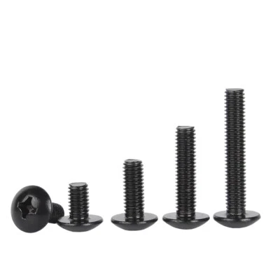 Tornillo de máquina con cabeza de armadura cruzada Phillips de acero inoxidable 304 negro M3 M4 M5 M6 - Imagen 1 de 4