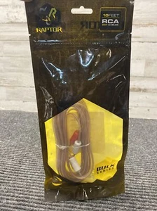 Raptor R2RCA-102 10FT RCA Cables Amp Wire 2 Channel - Picture 1 of 7