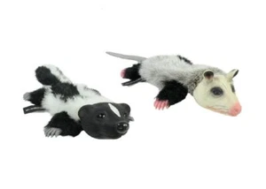 Giocattolo realistico per cani animali ripieno senza cigolii con opossum cigolii o skunk cani giocattoli - Foto 1 di 10