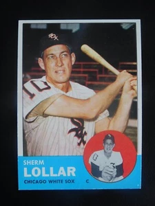 1963 Topps Baseball Card #118 Sherm Lollar (NM) - Picture 1 of 2