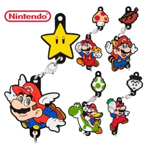 Nintendo TOKYO Super Mario Connectable Rubber Strap Total 5 Types Set JAPAN NEW - Picture 1 of 12