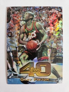 Gary Payton Topps Chrome Refractor Topps 40 Insert NBA - Bild 1 von 1