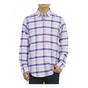 Camisa Polo Ralph Lauren Manga Larga Calce Clásico A Cuadros Abotonada - Cuadros - Talla: S - Imagen 1 de 3