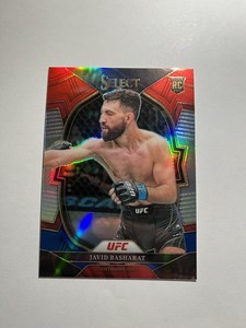 2023 UFC Select #26 Javid Basharat Red Blue Prizm Concourse RC Rookie!