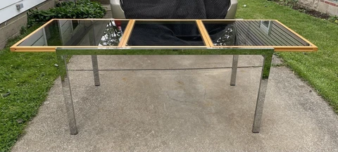 Mid Century Modern Italian Cesca Extending Dining Table Cover