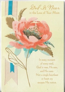 NEW DaySpring Card-4.75x7 Sympathy - God is Near in the Loss of Your Mom - Picture 1 of 3