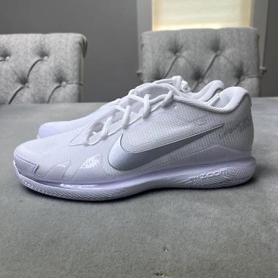 Tenis Nike Court Air Zoom Vapor Pro HC 'Blanco Plata' para mujer talla 10,5/hombre 9 Foto 1 de 4