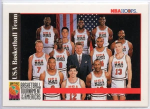 1992-93 NBA Hoops Dream Team, n. #, Jordan, Bird, Magic, Pippen, Malone, Drexler - Foto 1 di 2