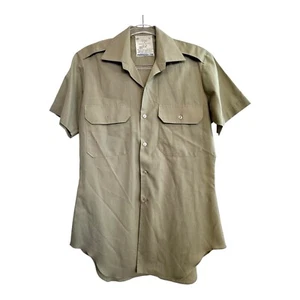 Australian Military Size 38 Shirt Pants Khaki Cotton Wool Vintage Uniform 1980s - Imagen 1 de 20