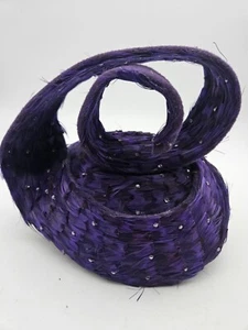 Jack McConnell Purple Feathered Hat Has the Red Feather - Picture 1 of 6