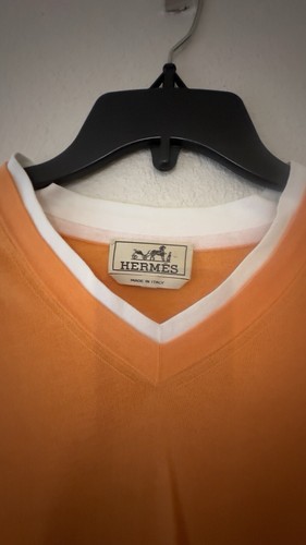 HERMÈS T shirt uomo Hermes arancione media ottima abito casual