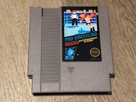 Pro Wrestling Nintendo Nes Near Mint w/Sleeve Authentic
