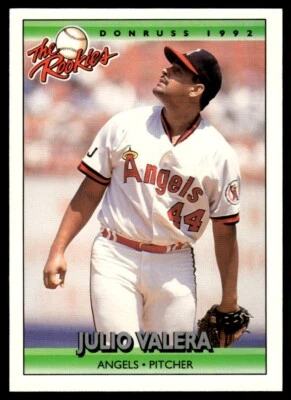 1992 Donruss The Rookies #119 Julio Valera - California Angels - Image 1 of 2