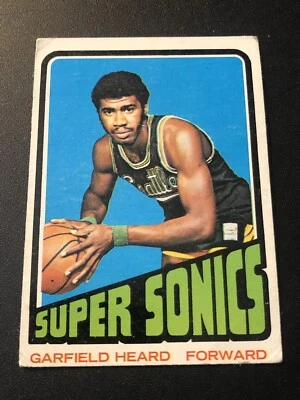 1972-73 Topps Gar Heard #98 Rookie RC VG - Image 1 of 2