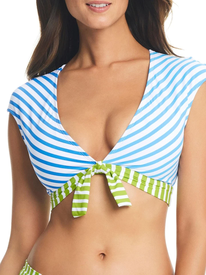 Top de bikini corto Bleu Rod Beattie Smooth Operator 14 multicolor Foto 1 de 1