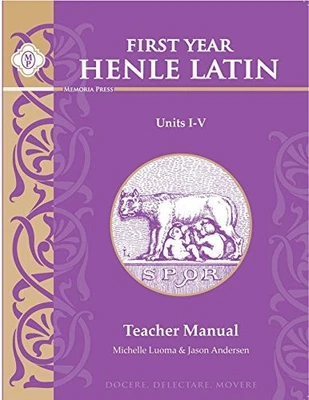 Henle Latin I Teacher Manual for Units I-v by Andersen, Jason Book The Fast Free - Image 1 of 2