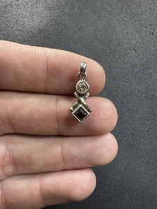 2,5 g Vintage Sterling Silber 925 CZ Anhänger Schmuck Konvolut C - Bild 1 von 7