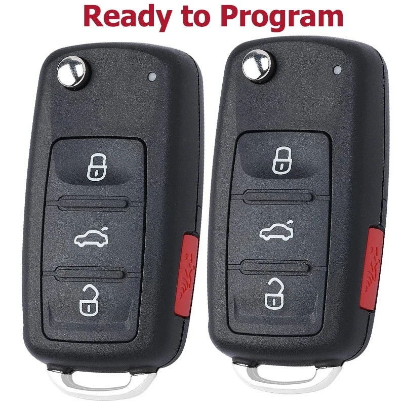 2X Para 2011 2012 2013 2014 2015 2016 Volkswagen VW Jetta Mando a distancia sin llave Llavero Foto 1 de 1