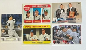 Lote de 5 Aaron Judge 2018 X4 y 24 Topps y Heritage envío gratuito - Imagen 1 de 6