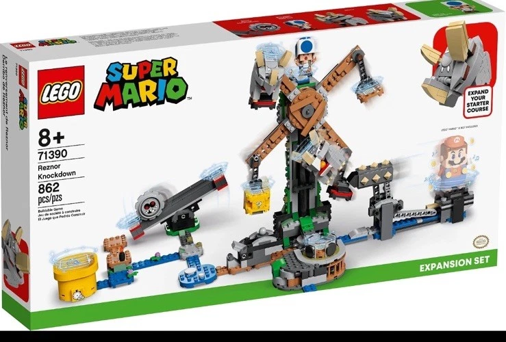 LEGO Super Mario: Reznor Knockdown Expansion Set (71390) - Image 1 of 1